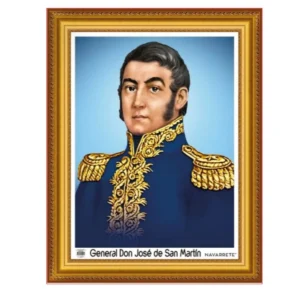 L?MINA MURAL 48 X 62 CM H?ROE GRAL. DON JOS? DE SAN MART?N