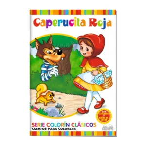 CUENTO COLORIN A4 - CAPERUCITA ROJA
