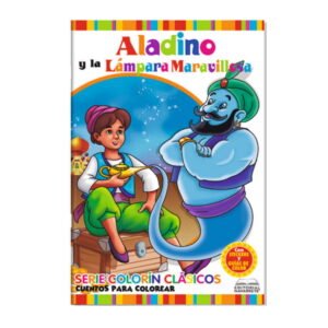 CUENTO COLORIN A4 - ALADINO Y LA LAMPARA MARAVILLOSA
