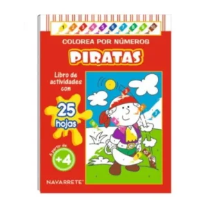 CUENTO COLOREA POR NUMERO 25 P?GINAS - PIRATAS