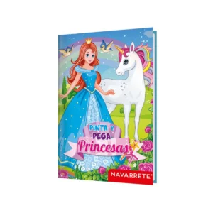 Pinta y Pega Princesas - Editorial Navarrete
