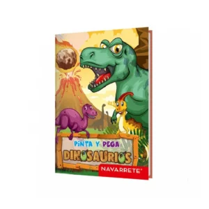 Pinta y Pega Dinosaurio - Editorial Navarrete