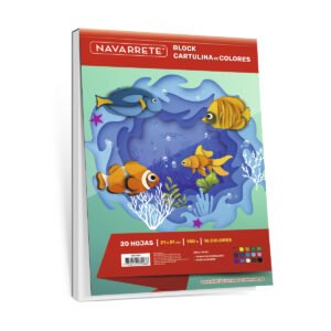 Block de cartulina de colores