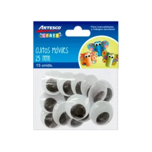 OJITOS MOVIBLES 25MM BLSX15 ARTESCO