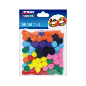 POM POM CHICO 1.5 CM BLSX100 ARTESCO