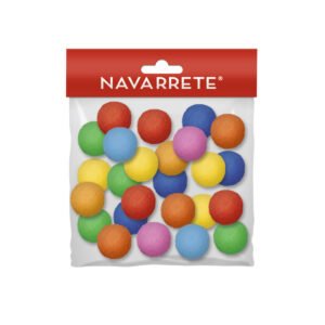 pom pom chico 1.5cm bolsa x25 para manualidades escolares