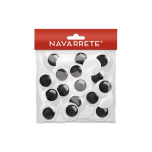 Ojitos movibles 20mm en blister de 15 unidades para manualidades y arte