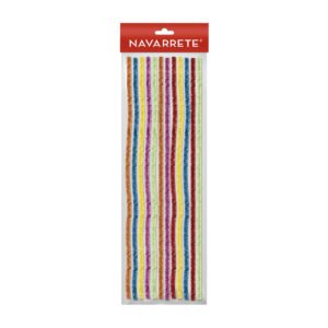 Chenille colores claros x12 unidades para manualidades escolares