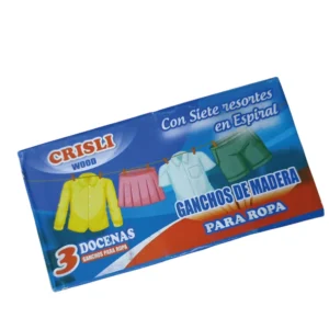 GANCHOS DE MADERA x 36 UNDS - DISTRIBUIDORA NAVARRETE