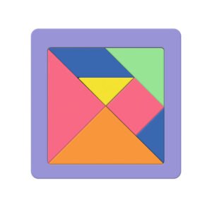 TANGRAM 20 X 20 CM - GOMA EVA