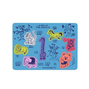 Animales de la selva didácticos en goma EVA para juegos educativos infantiles