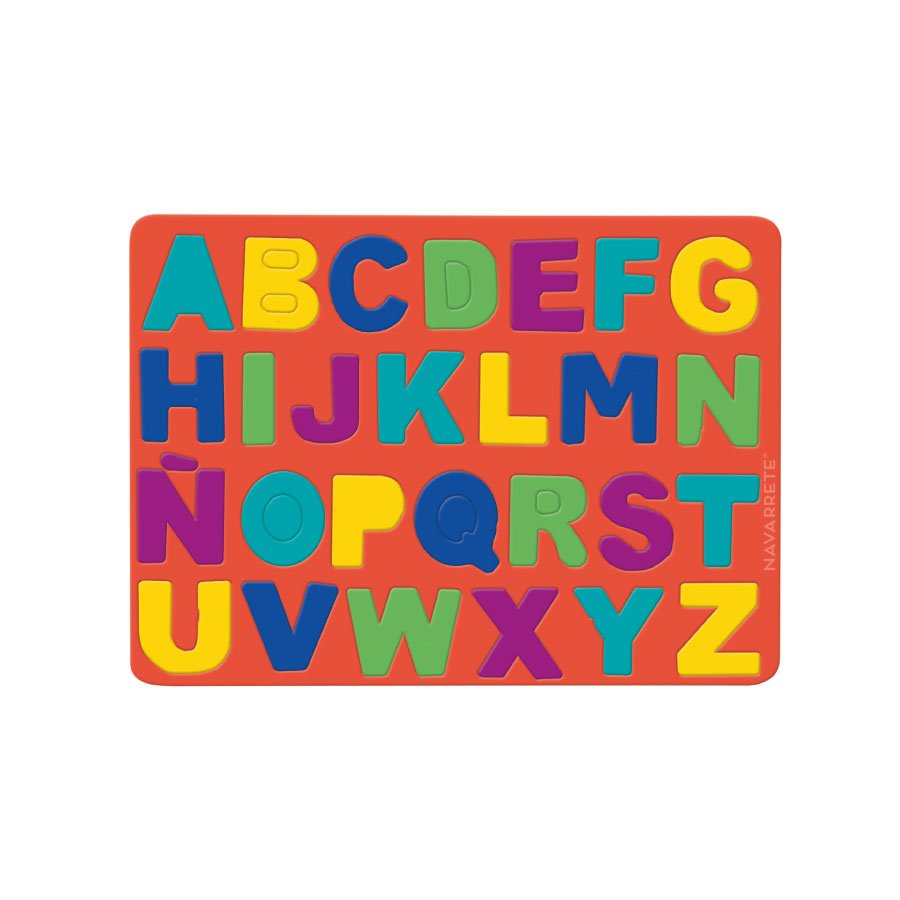 Abecedario didáctico de goma eva para niños