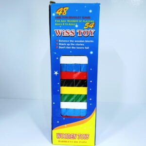 JUEGO DE MESA JENGA DE MADERA DE COLORES