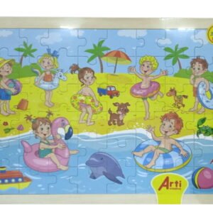 ROMPECABEZA DE MADERA ENCAJE 48 PZ. VERANEANDO TACJUEDI107