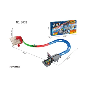 PISTA DE CARRO MAX POWER+1 CARRO TRANK RACING 2 MODELOS