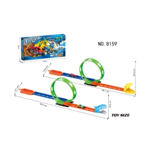 PISTA DE CARRO+1 CARRO TIBURON/DINO TRANK RACING