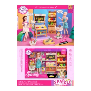 MUNECA SPARKLE 2 MODELOS SUPERMARKET
