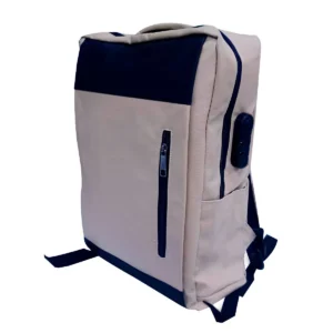 MOCHILA EJECUTIVA CREMA - NAVARRETE