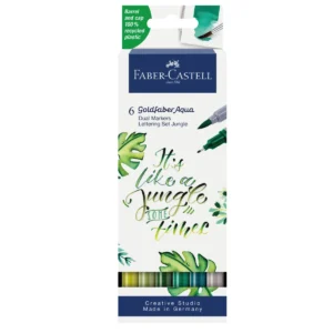 GOLDFABER AQUA DUAL MARKER, WALLET OF 6, JUNGLA