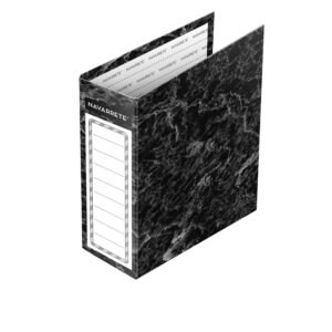 Archivador plastificado 1/2 l/a Navarrete color negro para documentos