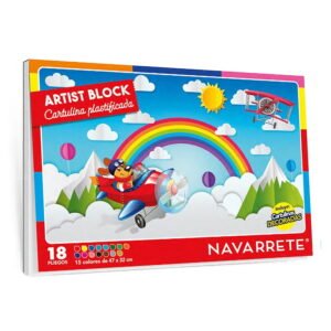 BLOCK CARTULINA PLASTIFICADA X 18 HJS NAVARRETE