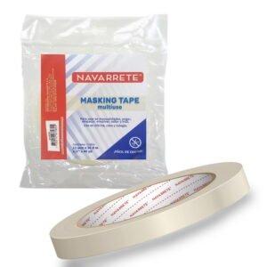 CINTA MASKING TAPE 500  12MM (1/2X40 YDS) - NAVARRETE