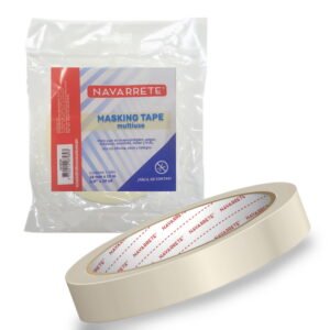 CINTA MASKING TAPE -18MM (3/4X20) - NAVARRETE