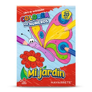 CUENTO COLOREA POR NUMERO 20 HOJAS MI JARDIN