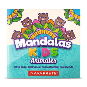COLECCION COLOREA MANDALAS KIDS ANIMALES