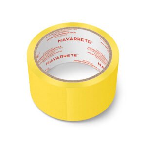 Cinta masking tape amarillo 48mm para delimitación y pintura