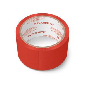 Cinta masking tape rojo 48mm para señalización y pintura
