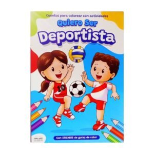 CUENTO COLOREA QUIERO SER DEPORTISTA
