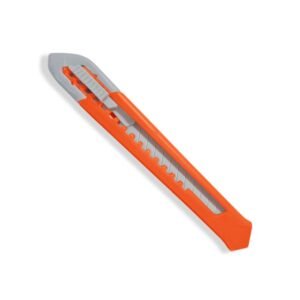 Blíster cuchilla 9 mm con hoja retráctil y cuerpo ergonómico