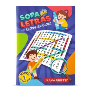 Sopa de letras educativa Navarrete nivel 1