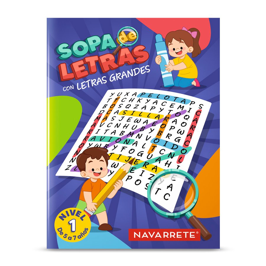 Sopa de letras educativa Navarrete nivel 1