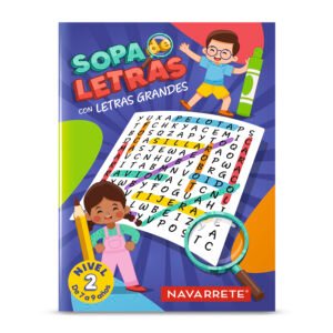 Sopa de letras educativa Navarrete nivel 2