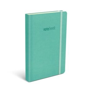 LIBRETA NOTEBOOK A5 100 HJ MOD.N21-7 TURQUESA C/LIGA